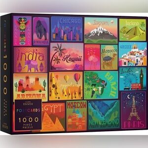 NWT Elena Essex Postcards 1000-Piece Puzzle